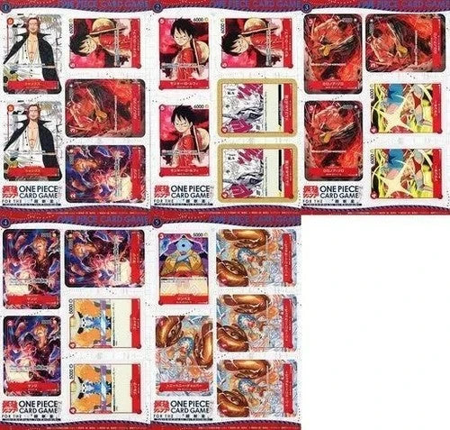 ONE PIECE Card PROMO Saikyo Jump Collection Set Paper Playmat Mini Cards JAPAN13