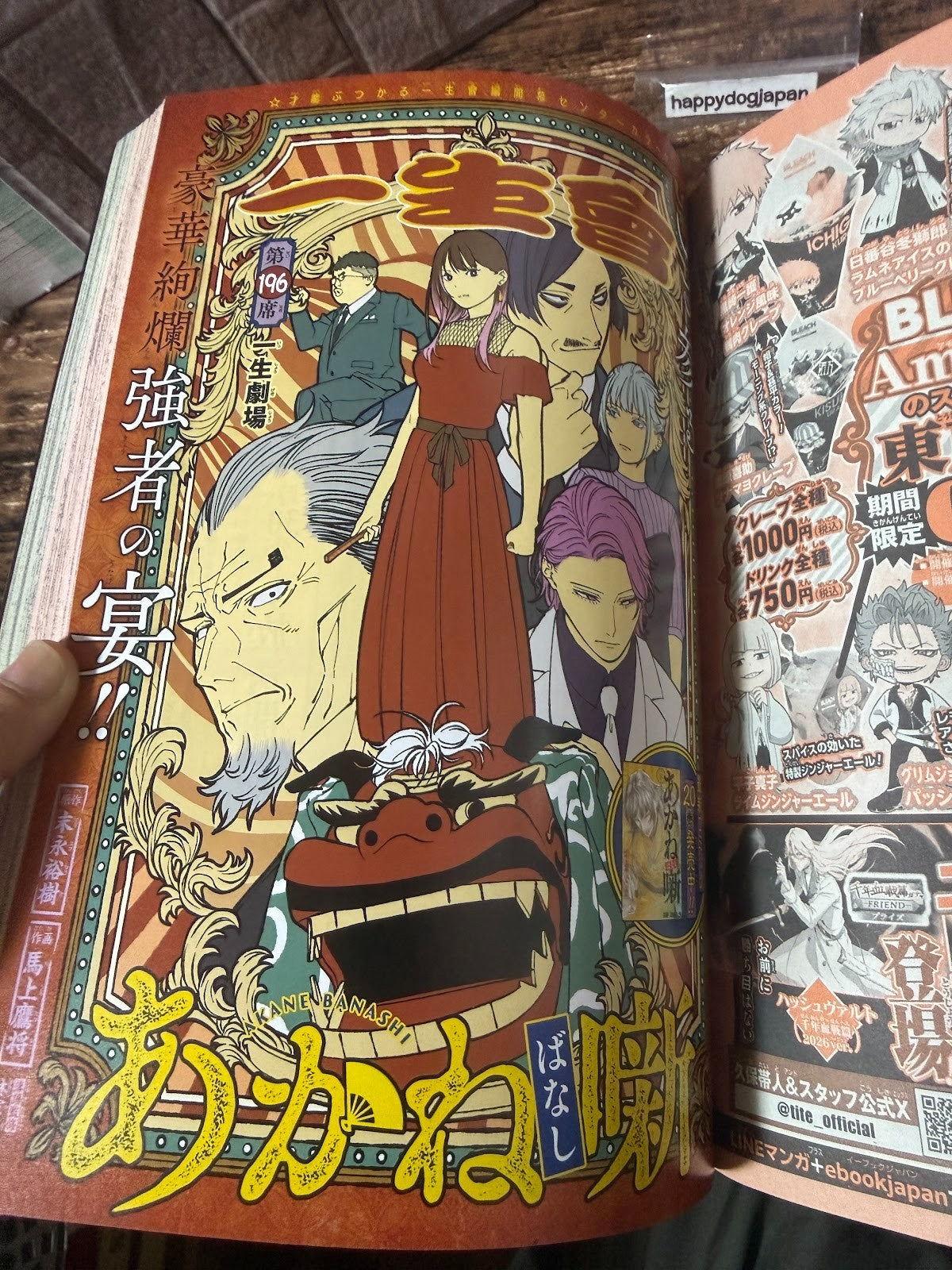 Weekly SHONEN JUMP 2026 No.14 Cover MADAN no ICHI and AKANE BAYASHI From JAPAN3