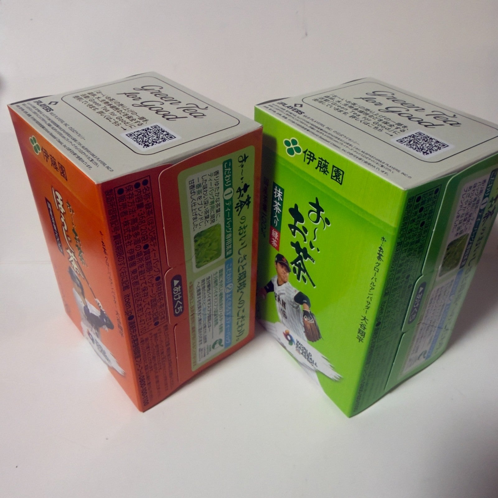 Oi Ocha ITOEN Shohei Ohtani WBC Uniform ver. Green Tea & Hojicha Total 40 Bags2