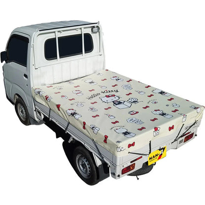 Waterproof Cover for Japanese Kei Mini Truck Hello Kitty Sanrio Beige Hijet Acty