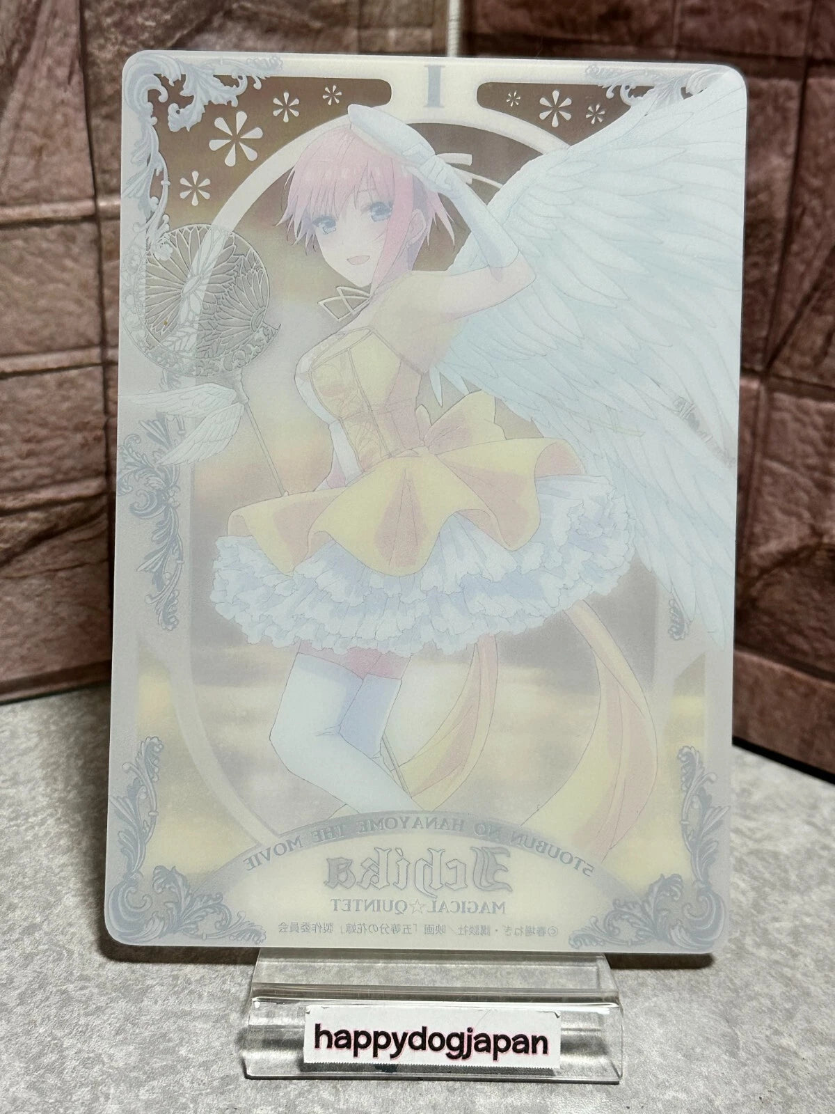 The Quintessential Quintuplets Magical Quintet Angel Plastic Mini Desk-Pad JAPAN