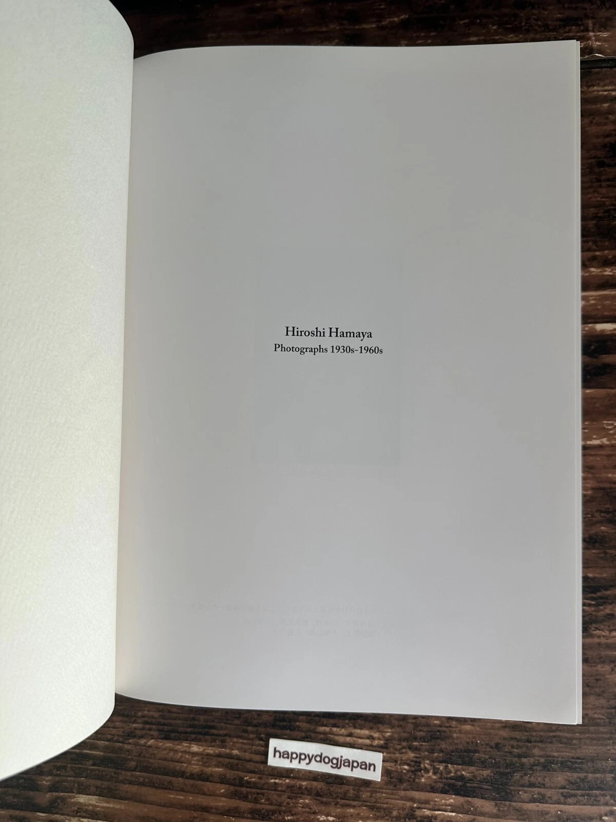 Hiroshi Hamaya 1930-1960s Photo Book with Obi 100th Anniversary Mint JAPAN