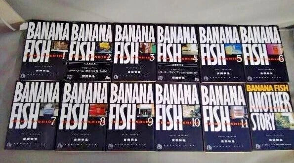 BANANA FISH vol.1-11 + Another * Japanese language * Complete set Manga Comics