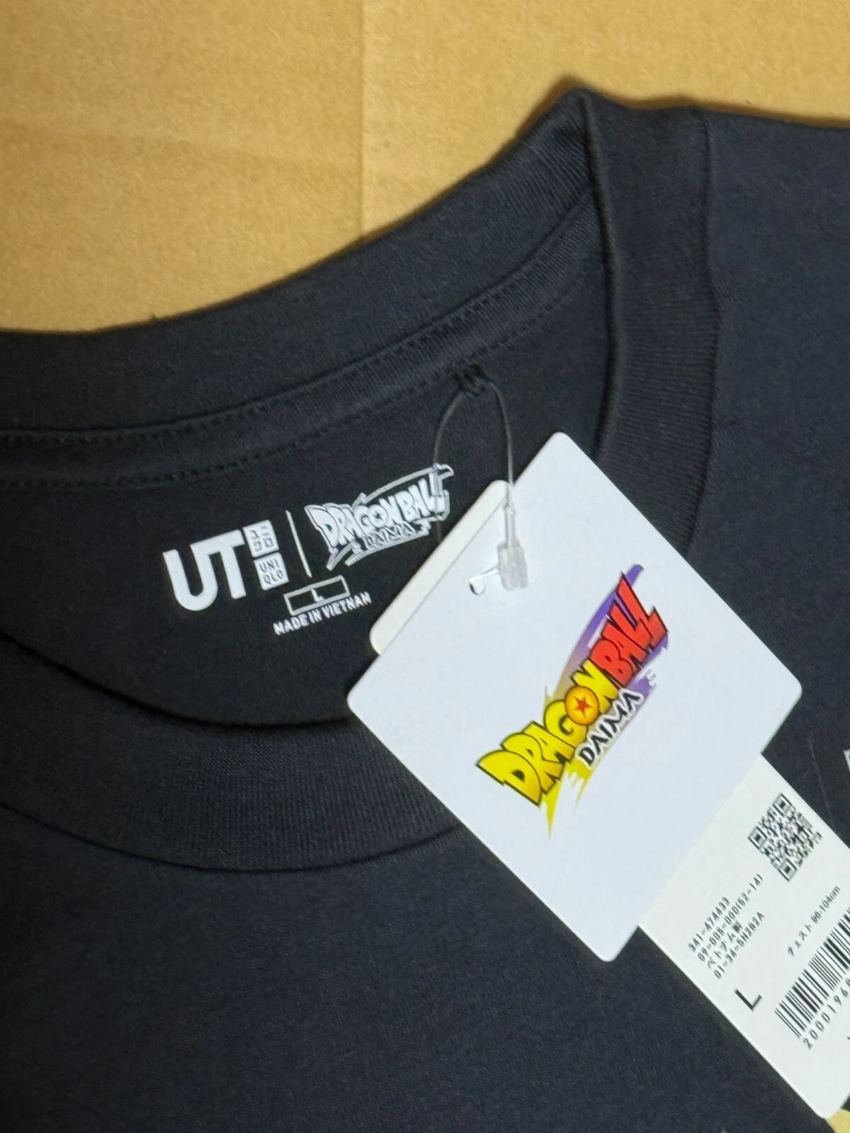 DRAGON BALL DAIMA Uniqlo UT graphic 2025 T-shirt regular Black L size From JAPAN