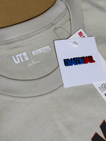 DRAGON BALL Uniqlo UT graphic 2025 T-shirt regular crew neck Natural XL JAPAN