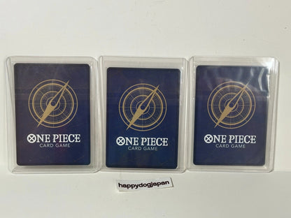 ONE PIECE Card Championship PROMO Luffy P-001 & Law & Kid Complete Set JAPAN