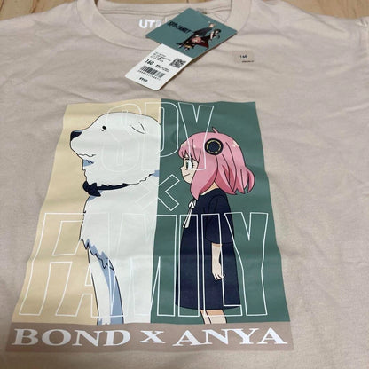 SPY X FAMILY Uniqlo UT 2nd Ed. Kids T-shirt Anya & Bond 160 cm JAPAN