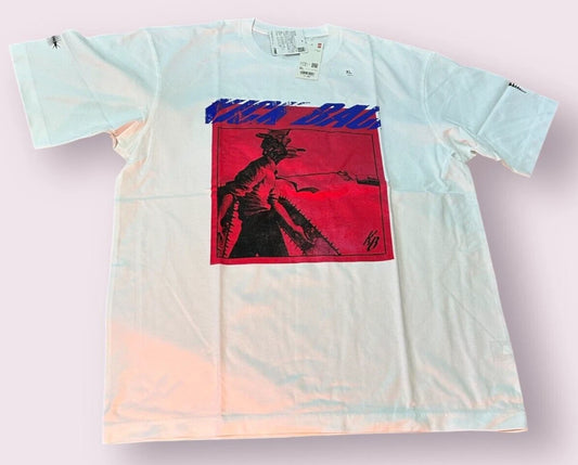 UNIQLO Chainsaw Man Kenshi Yonezu KICK BACK Relaxed Fit T-shirt L Size Japan
