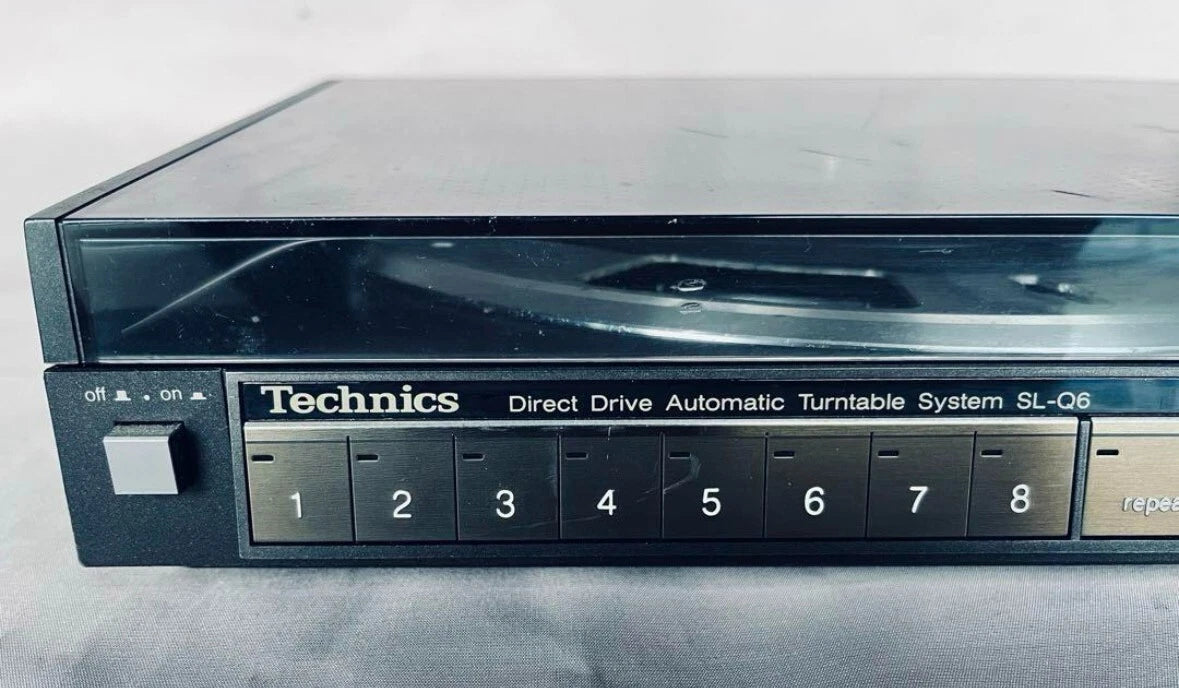 Technics SL-Q6 Direct Drive Automatic Turntable System Made in JAPAN Works