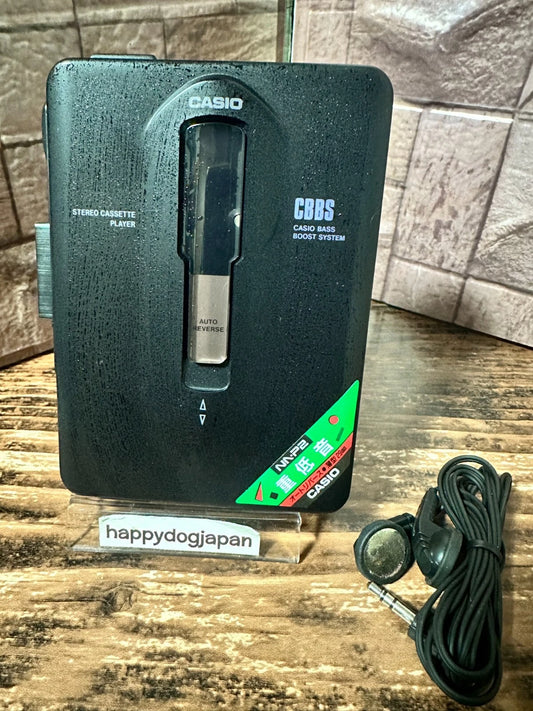 CASIO NA-P2 1991 Cassette Recorder with Manual & Stereo Earphones Box JAPAN NEW