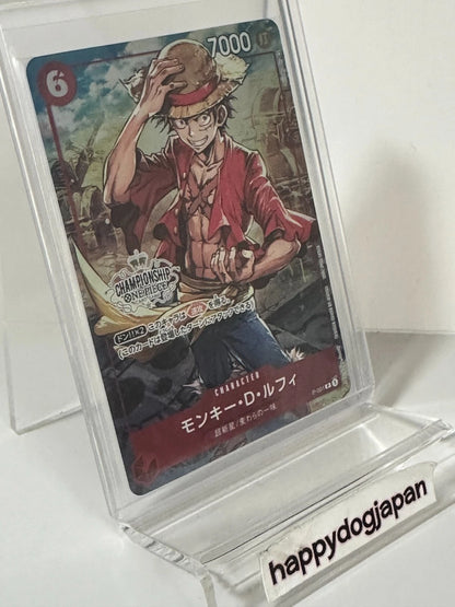ONE PIECE Card Championship PROMO Luffy P-001 & Law & Kid Complete Set JAPAN