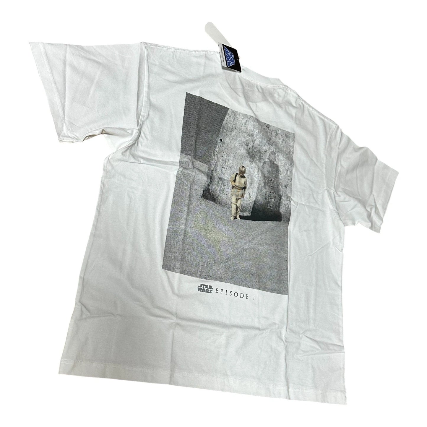 UNIQLO STAR WARS T-Shirt Kosuke Kawamura XXL White Cotton Oversized fit JAPAN