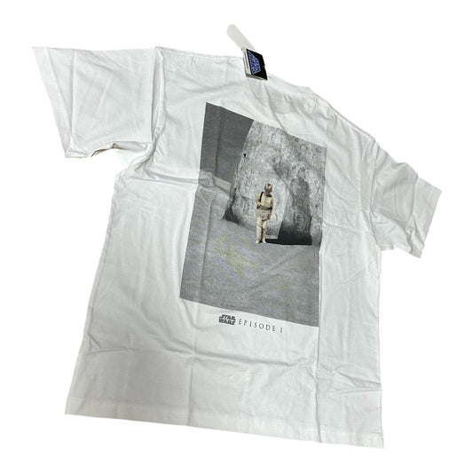 UNIQLO STAR WARS T-Shirt Kosuke Kawamura XXL White Cotton Oversized fit JAPAN
