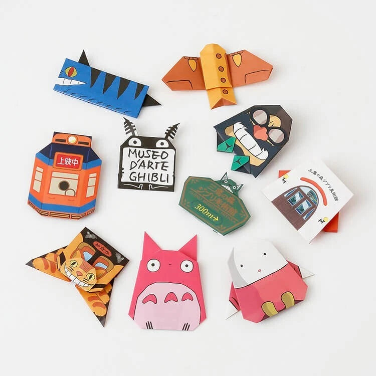 Ghibli Museum Limited Original Finger Puppet Origami Set Totoro Tamagohime JAPAN