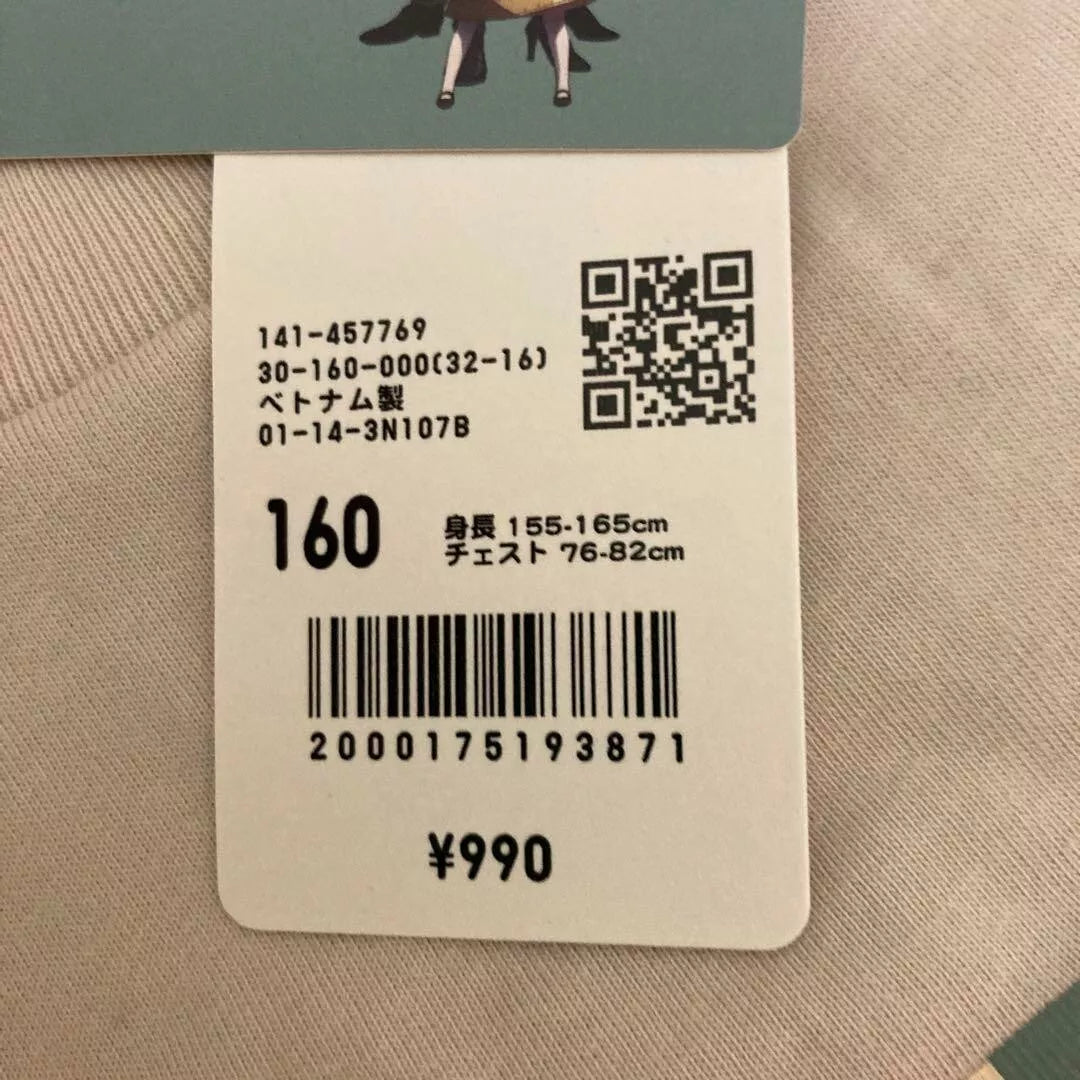 SPY X FAMILY Uniqlo UT 2nd Ed. Kids T-shirt Anya & Bond 160 cm JAPAN