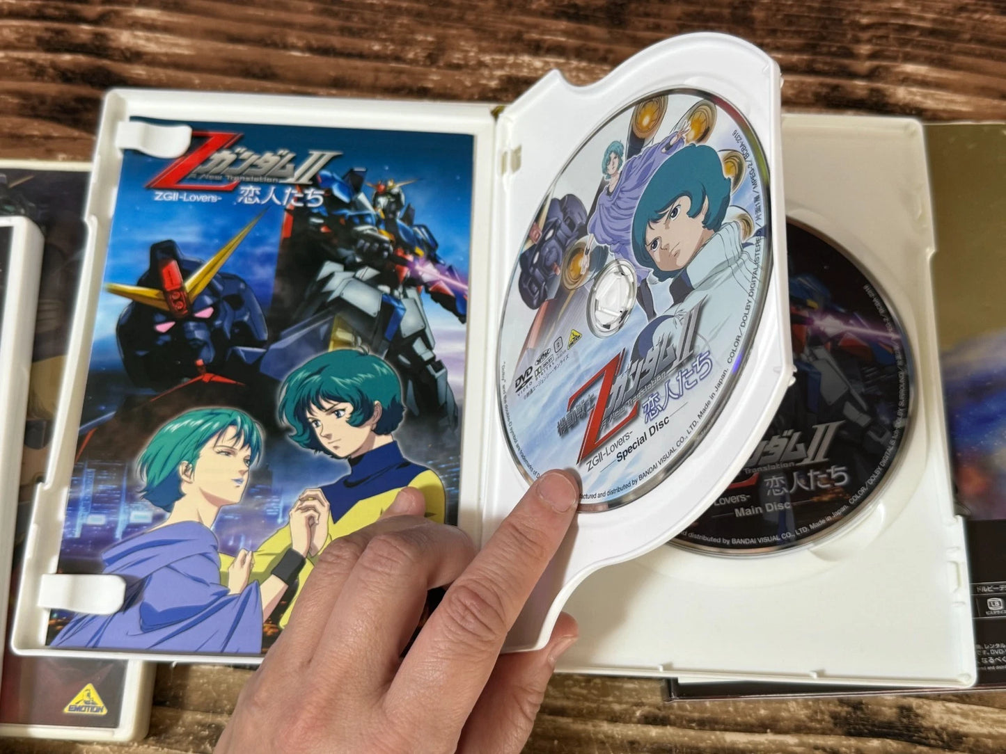 MOBILE SUIT Z-GUNDAM Movie 1-3 total 5 DVD Set First Edition Obi From JAPAN