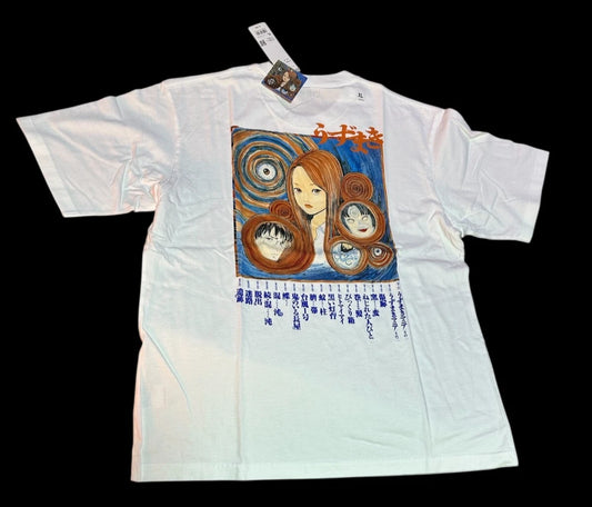 UZUMAKI -JUNJI ITO- Uniqlo 2025 T-shirt Relaxed-fit White Size XL From JAPAN