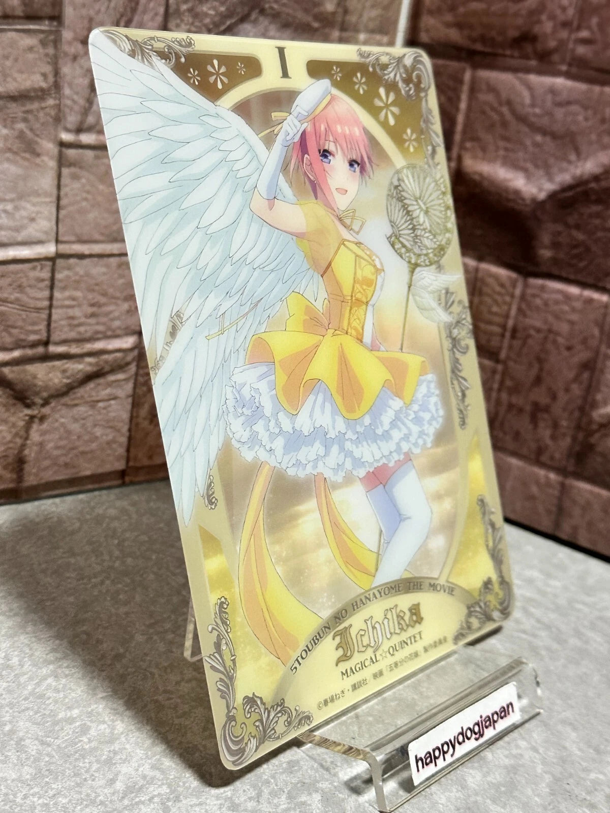 The Quintessential Quintuplets Magical Quintet Angel Plastic Mini Desk-Pad JAPAN