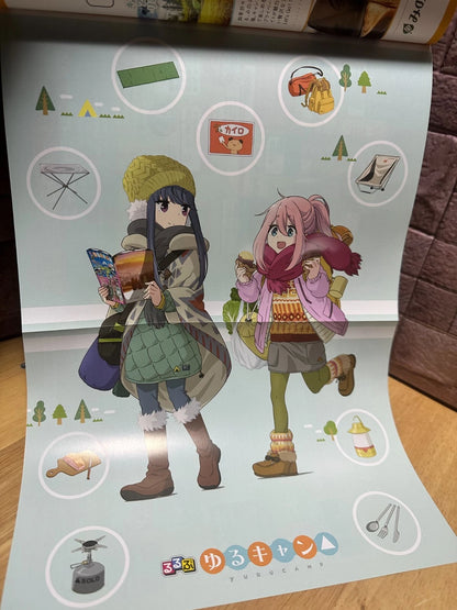 Japanese Book Rurubu Laid-Back Camp Thorough Guide to All Anime Routes JAPAN