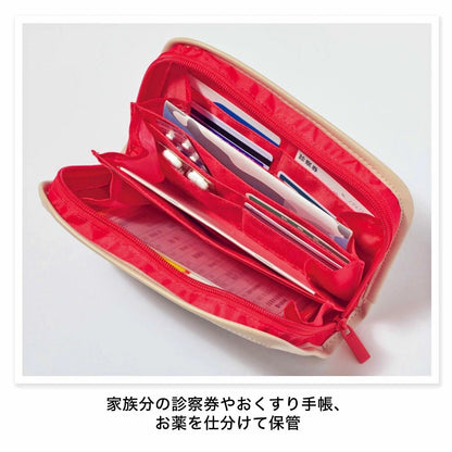 Snoopy book-type bellows valuables case GLOW September 2022 limited appendix JPN