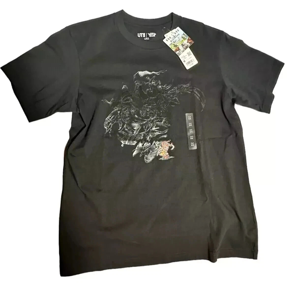 UNIQLO x Final Fantasy XVI Goblins T-shirt M size black NEW From JAPAN