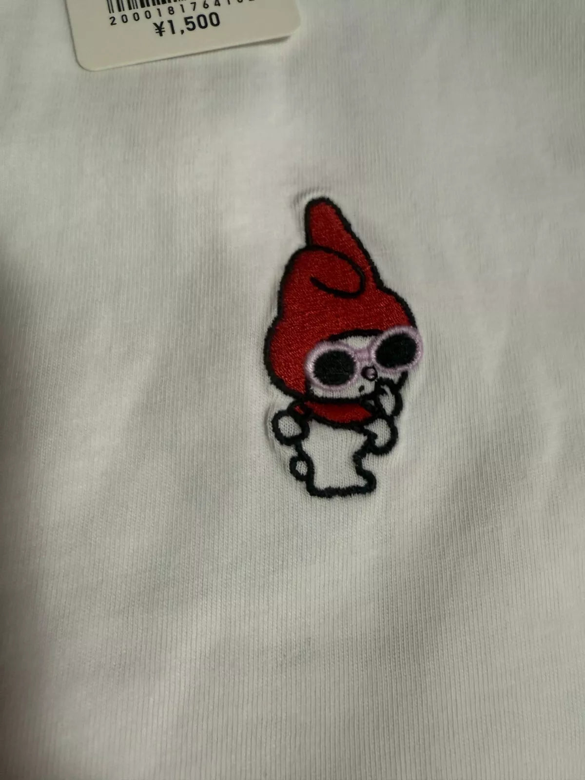 UNIQLO Sanrio KUROMI & MY MELODY T-shirt Oversize Fit L size White From JAPAN