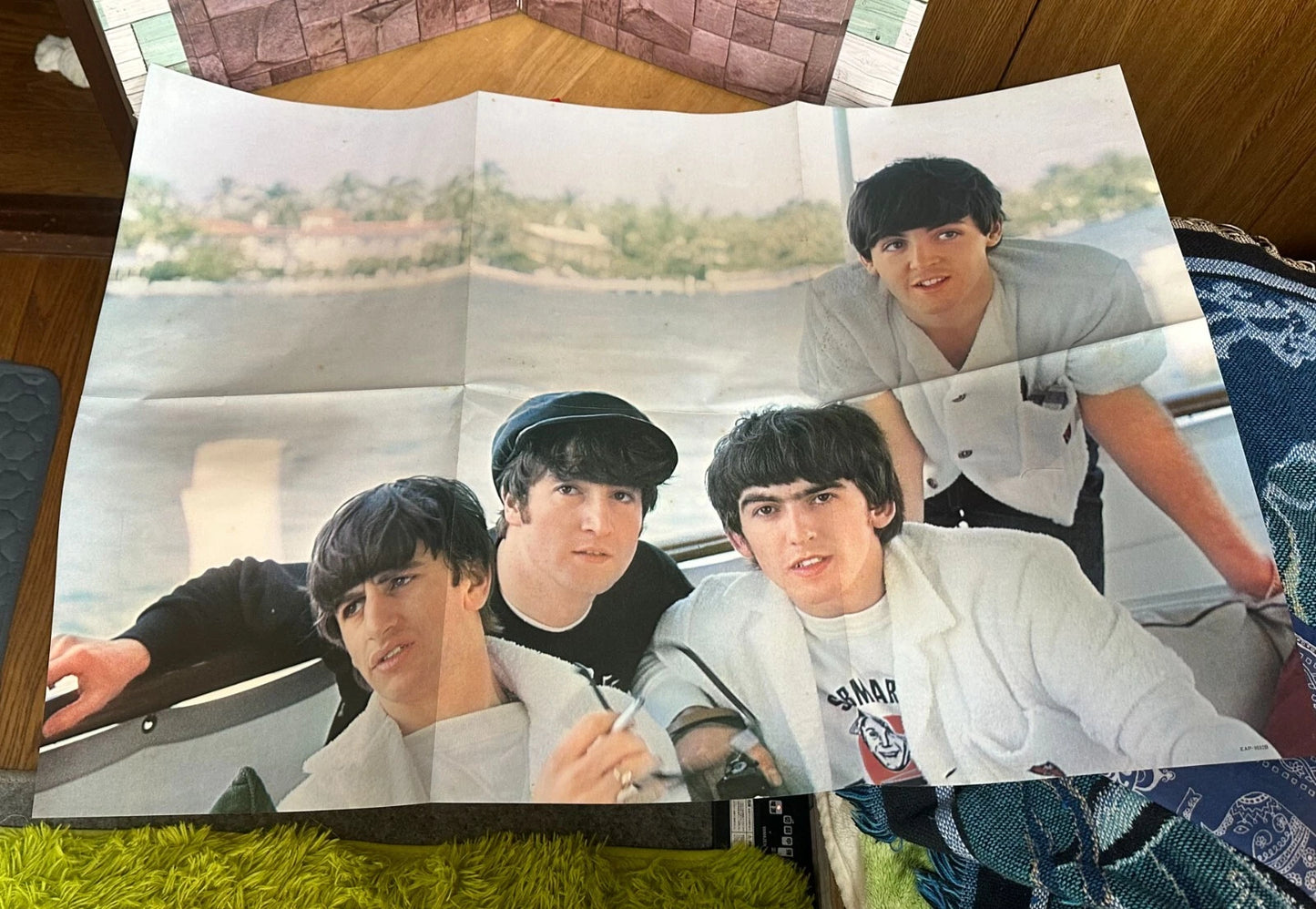 The Beatles 1967-1970 1962-1966 Red Blue LP w/OBI Poster Manual Discography JPN