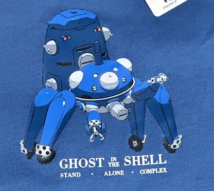 GHOST IN THE SHELL x GU T-shirt Stand Alone Complex Water Scorpion XL Size JAPAN