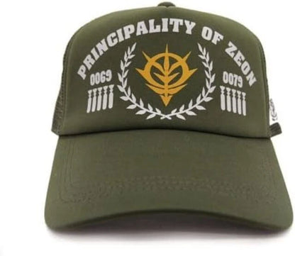 Cospa Mobile Suit Gundam Principality of Zeon Mesh Green Cap 58-60cm From Japan