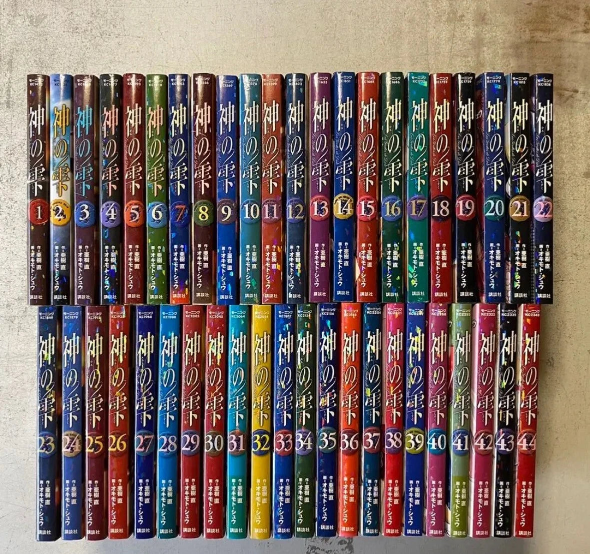 Drops of God Kami no shizuku Japanese language Vol.1-44 Manga Comic VeryGood JPN