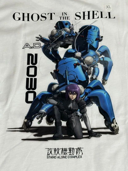 GHOST IN THE SHELL GU T-shirt Stand Alone Complex Water Scorpion Motoko XL JAPAN