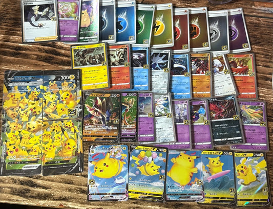Pokemon TCG Card s8a 25th Anniversary 1-28 with 8 Energy Complete Set JAPAN