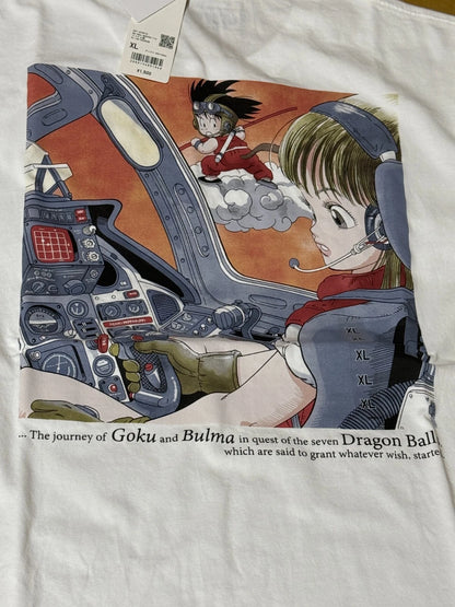 DRAGON BALL Uniqlo UT graphic 2025 T-shirt regular Goku Bulma White XL JAPAN