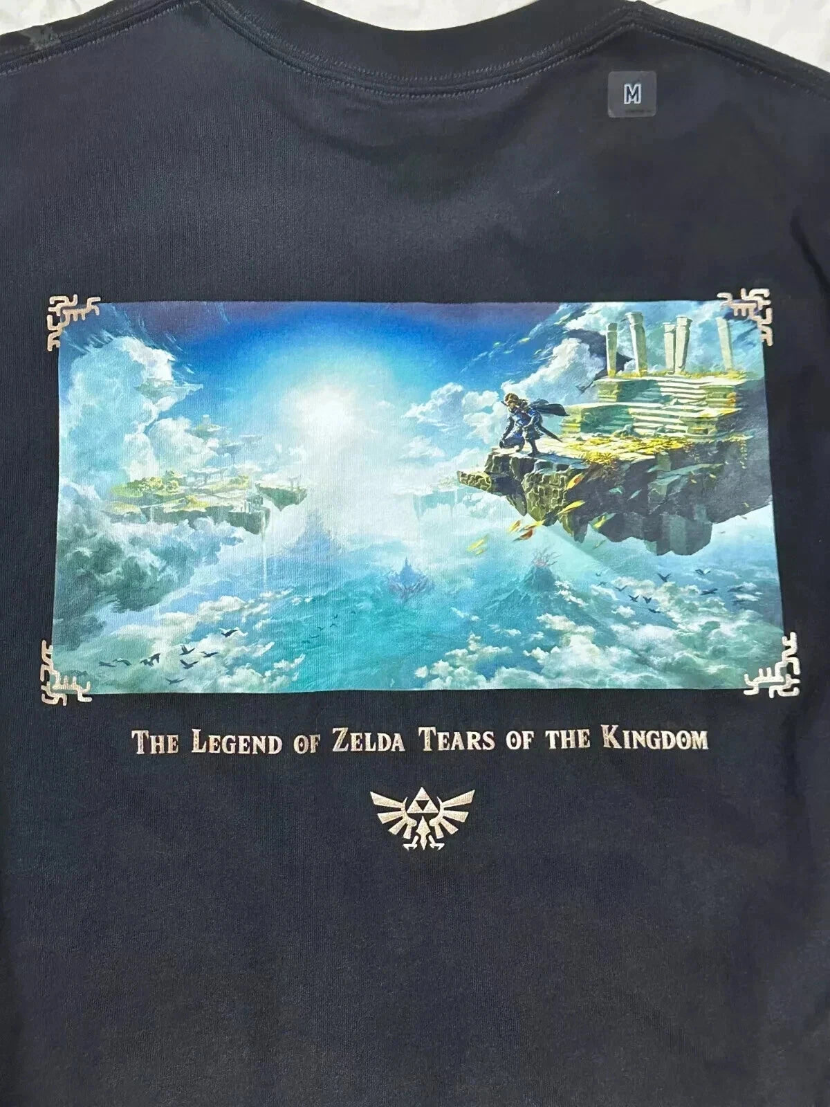 UNIQLO x The Legend of Zelda Tears of the Kingdom T-shirt M size black NEW JAPAN
