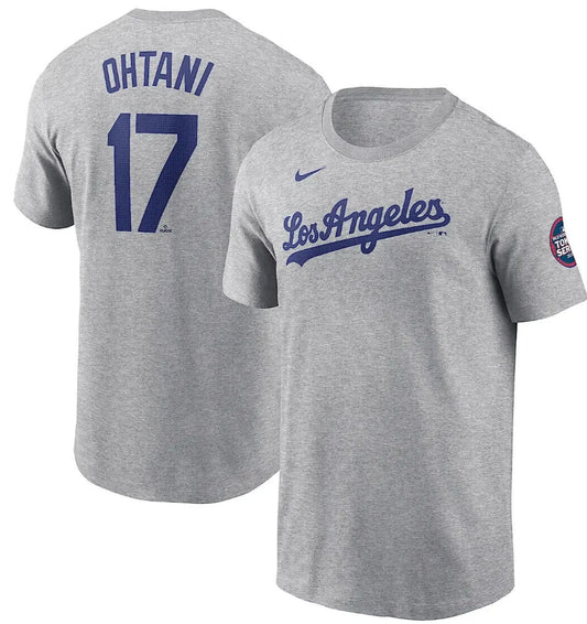 NIKE SHOHEI OTANI MLB Tokyo Series Dodgers T-Shirt L size Gray From JAPAN