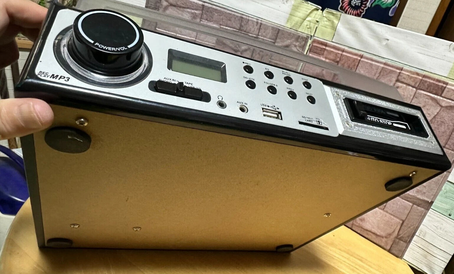 Analog Record Turntable with Cassette Tape USB/SD-Card RS-RCPC-001 110V JAPAN