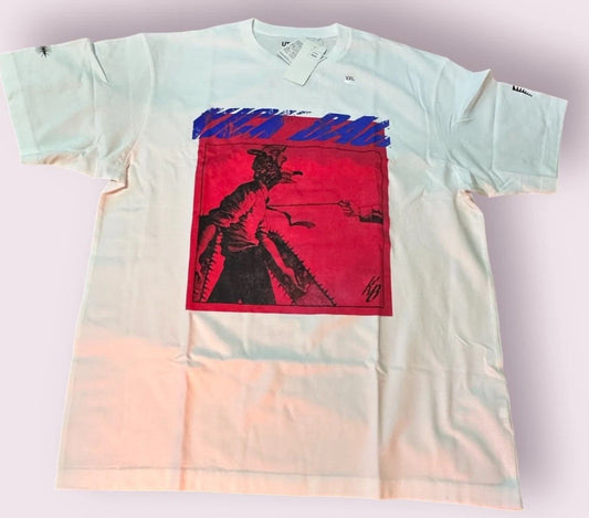 UNIQLO Chainsaw Man Kenshi Yonezu KICK BACK Relaxed Fit T-shirt XXL Size Japan