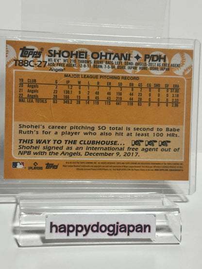 Topps Chrome SHOHEI OHTANI 35th Anniversary 1988-2023 #T88C-27 shine silver JPN