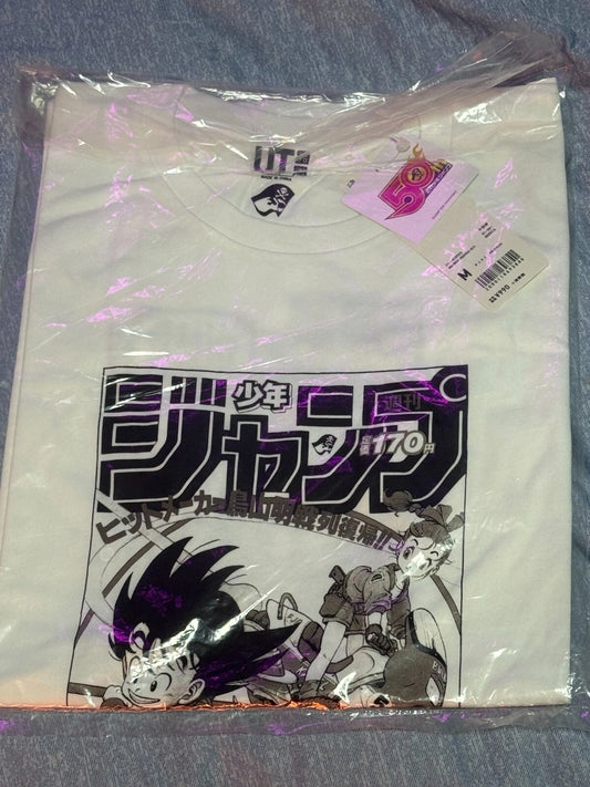 UNIQLO x DRAGON BALL T-shirt M JUMP 50th Anniversary Akira Toriyama JAPAN