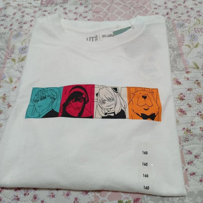 SPY X FAMILY Uniqlo UT 2nd Ed. Kids T-shirt Anya Bond Roid Yoru 160 cm JAPAN