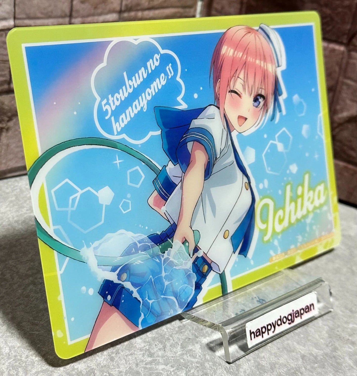 The Quintessential Quintuplets Ichika Sailor Costume Plastic Mini Desk-Pad JAPAN
