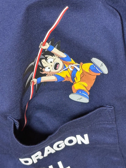 DRAGON BALL DAIMA Uniqlo UT graphic 2025 T-shirt NAVY with pocket XL size JAPAN