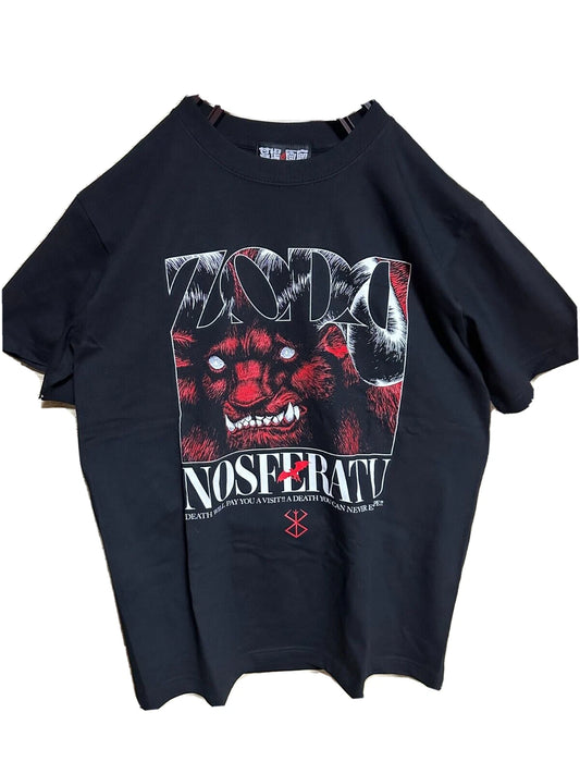 BERSERK Exhibition Limited Official T-shirt Size M (US S) ZOD RARE Black JAPAN