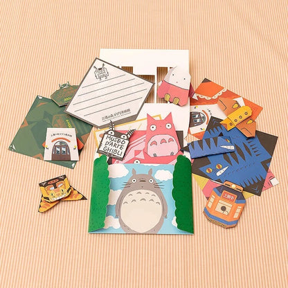 Ghibli Museum Limited Original Finger Puppet Origami Set Totoro Tamagohime JAPAN