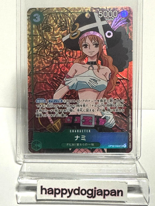 ONE PIECE Card Game Paramount War Nami OP02-036 Parallel SR BANDAI From JAPAN