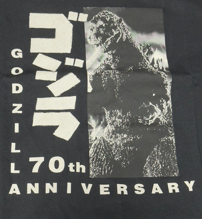 GODZILLA x Uniqlo 70th Memorial T-shirt regular crew neck Black XXL size JAPAN