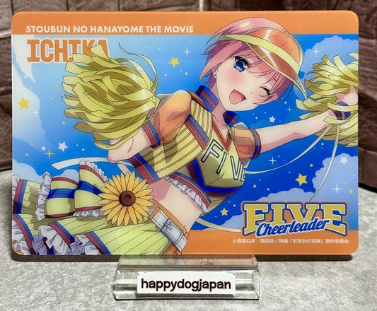 The Quintessential Quintuplets Ichika Cheerleader Plastic Mini Desk-Pad JAPAN