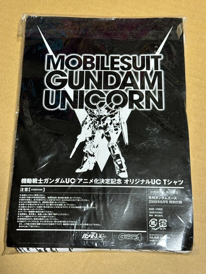 Mobilesuit GUNDAM Unicorn Anime Commemorative Original T-Shirt Size Free JAPAN