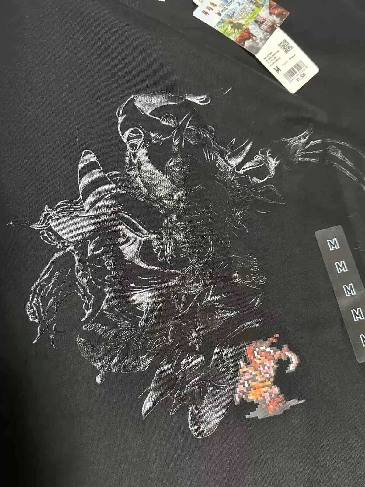 UNIQLO x Final Fantasy XVI Goblins T-shirt M size black NEW From JAPAN