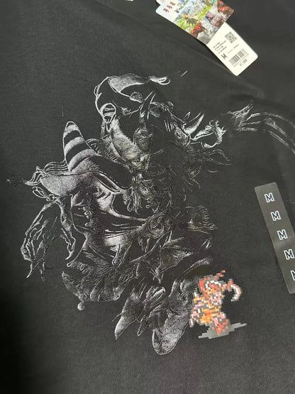 UNIQLO x Final Fantasy XVI Goblins T-shirt M size black NEW From JAPAN